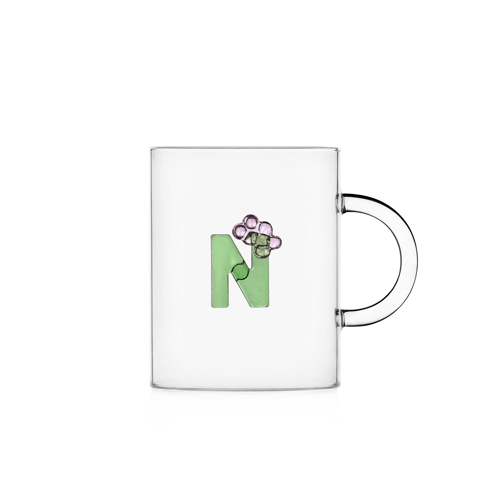 Mug Ichendorf Greenwood Collection Flowery Alphabet Letter N